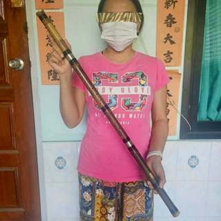 [ของแท้ 100%] ขลุ่ยจีนเซียว (Xiao) ไม้ไผ่ดำอายุ 10 ปี+ จากสำ…