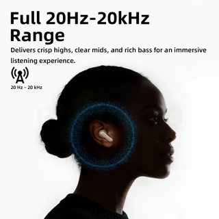GOOJODOQ Bluetooth Earphones Touch Operated Compact Square Charging Case Long Battery Life and Type-C Charging