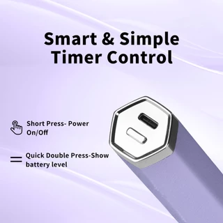 Langton AI Sensor Nail Lamp ไฟฉายอบเล็บ ล็อกอะไหล่ 6 สีตัวเลือก ชาร์จไฟได้ พร้อมขาตั้ง 2026 new size