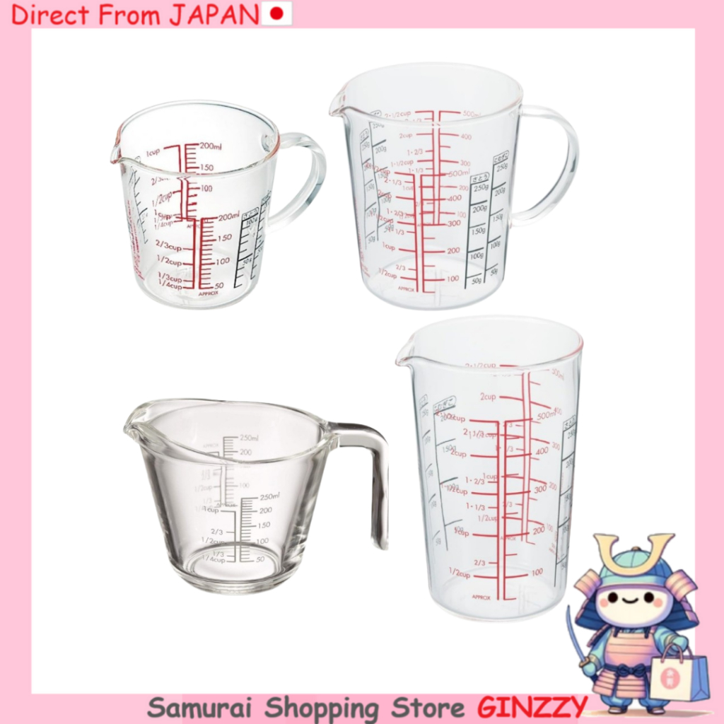 ถ้วยวัด HARIO กระจกทนความร้อน ผลิตในญี่ปุ่น เครื่องครัวญี่ปุ่น