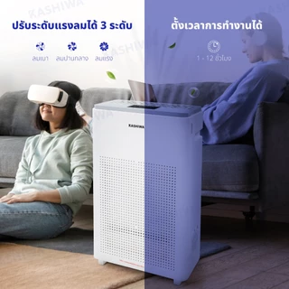 KASHIWA รุ่น IM-004 เครื่องฟอกอากาศ ฟอกอากาศ Air purifier ขนาด 45 ตรม. ไส้กรอง H12 รับประกันศูนย์