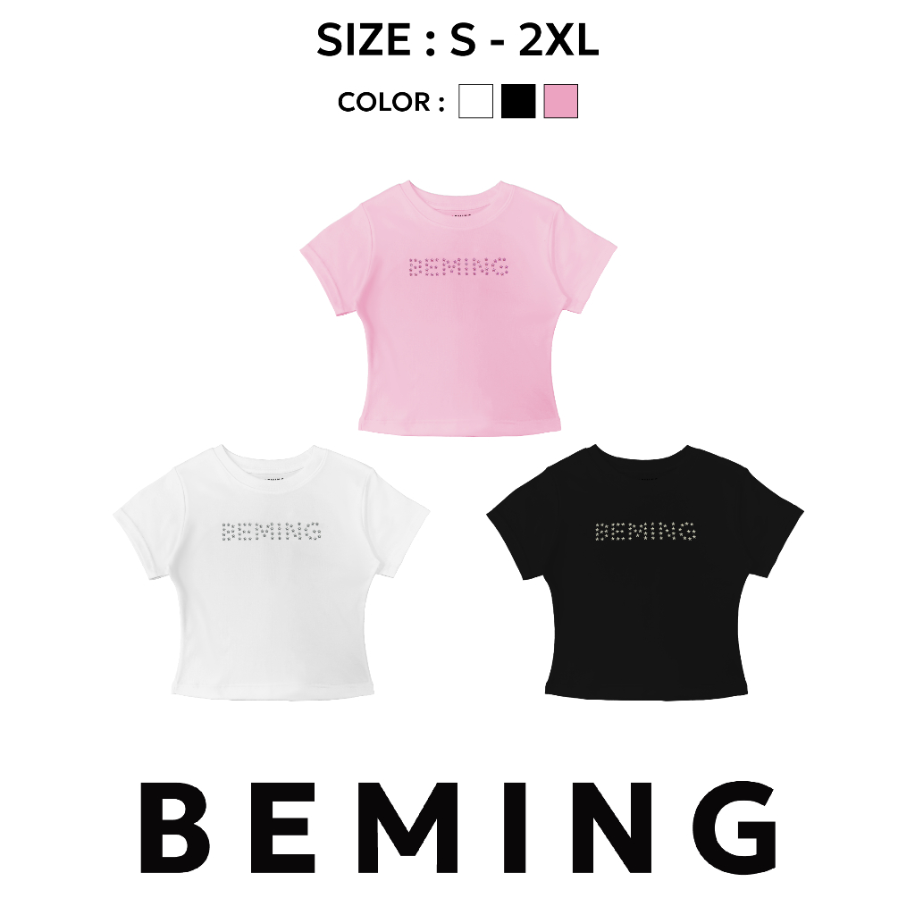 Bemingtop1137(S-2XL)-BEMING Baby Tee - BabyTee ผ้าเกรดพรีเมี่ยม Premium Cotton (นุ่มพิเศษ)