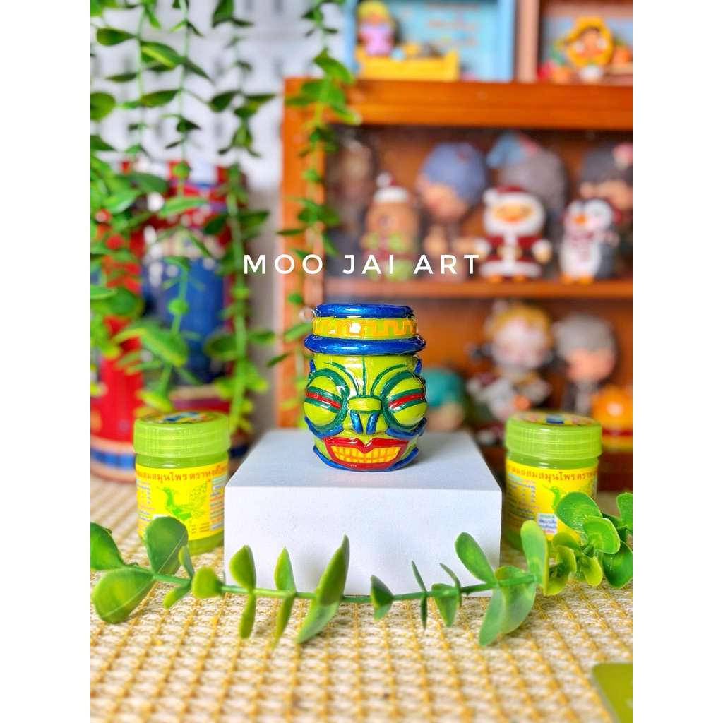 ยาดมหงส์ไทยลายยิ้มเขียว (เคส)