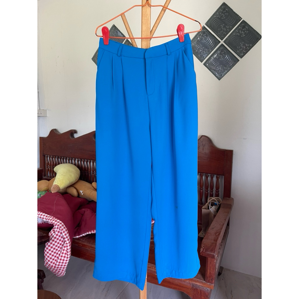 Riley.apparels กางเกงสีน้ำเงิน