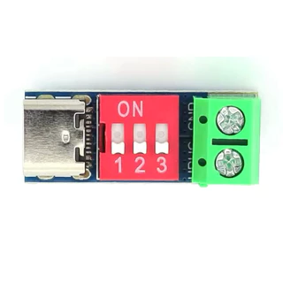 Decoy โมดูล QC PD Fast Charge Test Board ปรับแรงดันได้ 5V 9V 12V 15V 20V Dial ปรับค่าได้