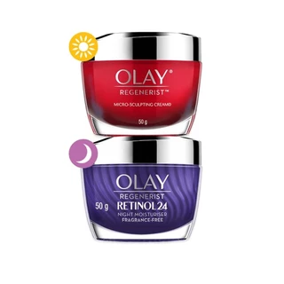 [แพ็คคู่สุดคุ้ม] โอเลย์ รีเจนเนอริส+เรตินอลครีม 50 กรัม OLAY REGENERIST+RETINOL CREAM 50G.