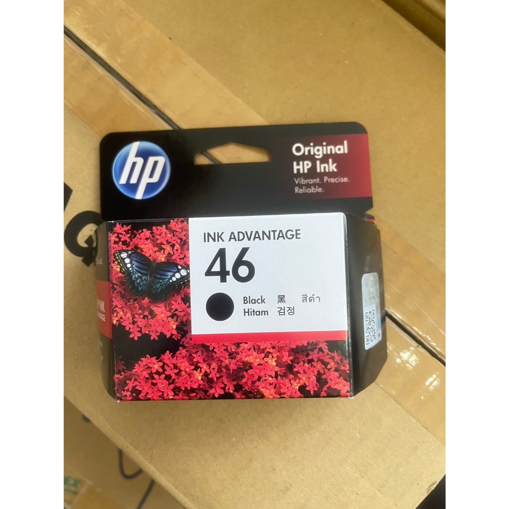 HP INK CARTRIDGE 46 BLACK (CZ637AA) ของแท้ สีดำ