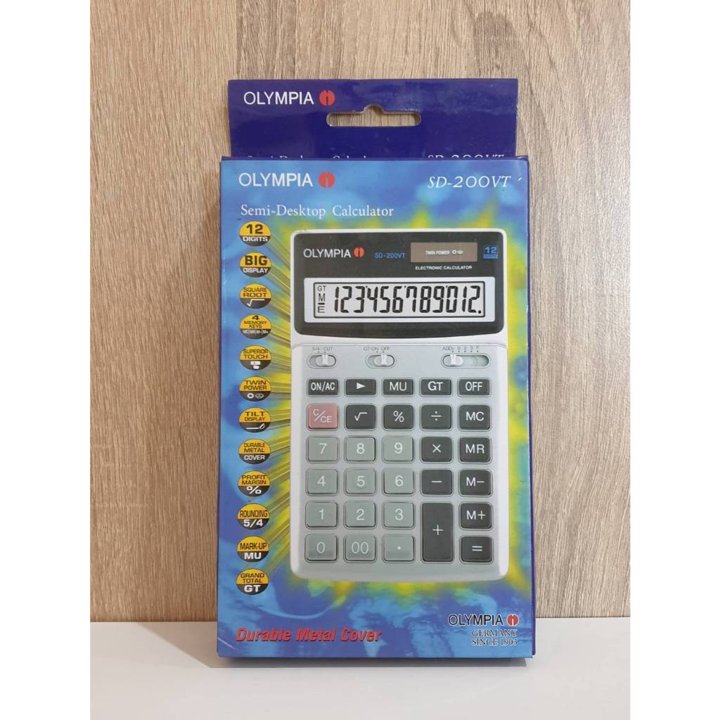 เครื่องคิดเลขโอลิมเปีย / Olympia SD-200VT ลดราคาโละสต๊อก