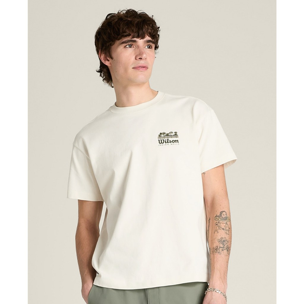 Wilson Men Wilson Classic Cotton Graphic Tee WN00016W002001 Official Store