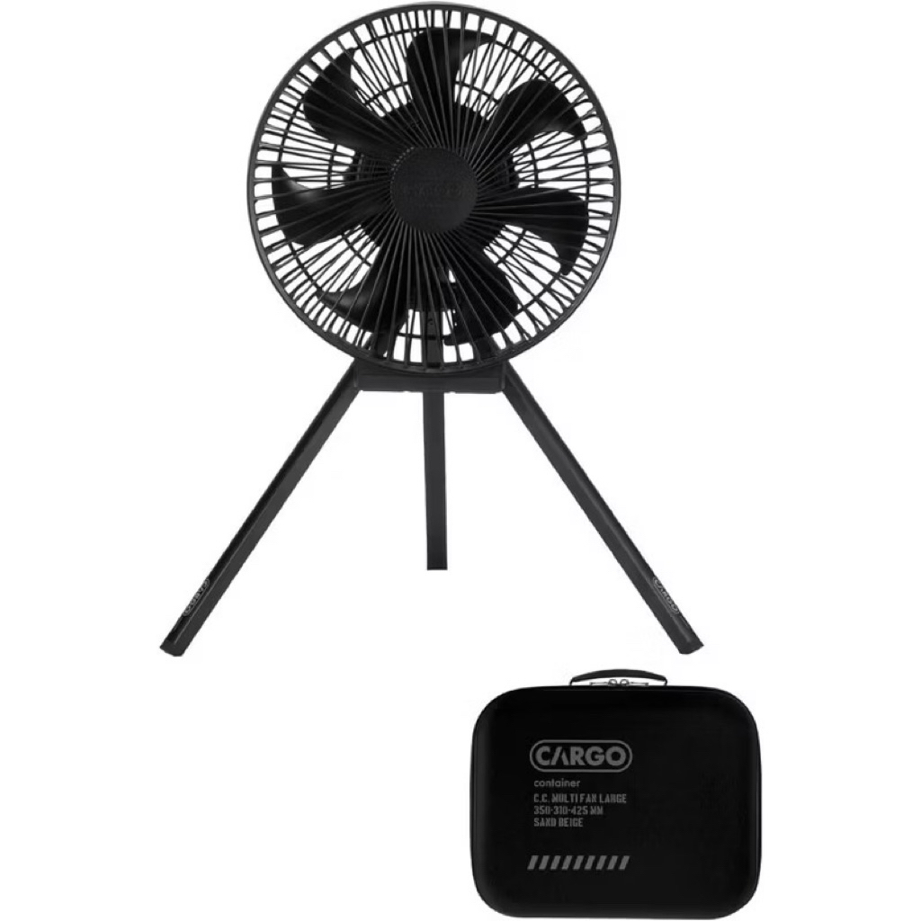ส่งต่อ (ใหม่มาก) พัดลมCARGO CONTAINER MULTI FAN [ L]🇰🇷 สีดำ