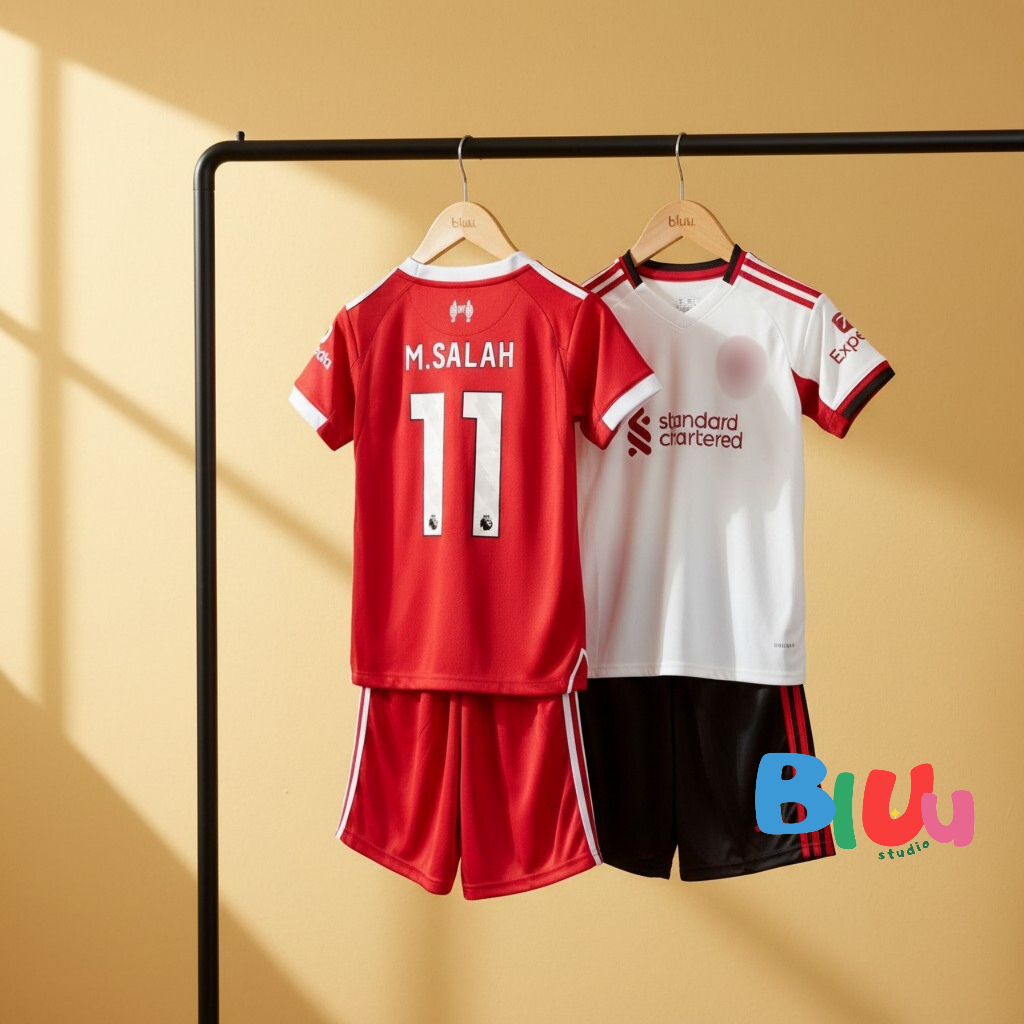 ชุดบอลเด็ก (เสื้อ+กางเกง) aิวเวos์wลู 3 สี ปี 2025-26 เกรดแฟนบอล(3A) สามารถเพิ่มเบอร์ชื่อได้