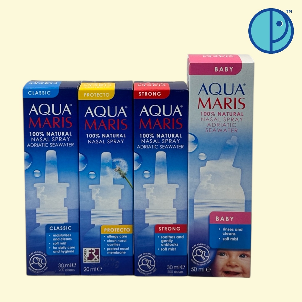 AQUA MARIS สเปรย์พ่นจมูก อควา มาริส 100% natural nasal spray adriatic seawater