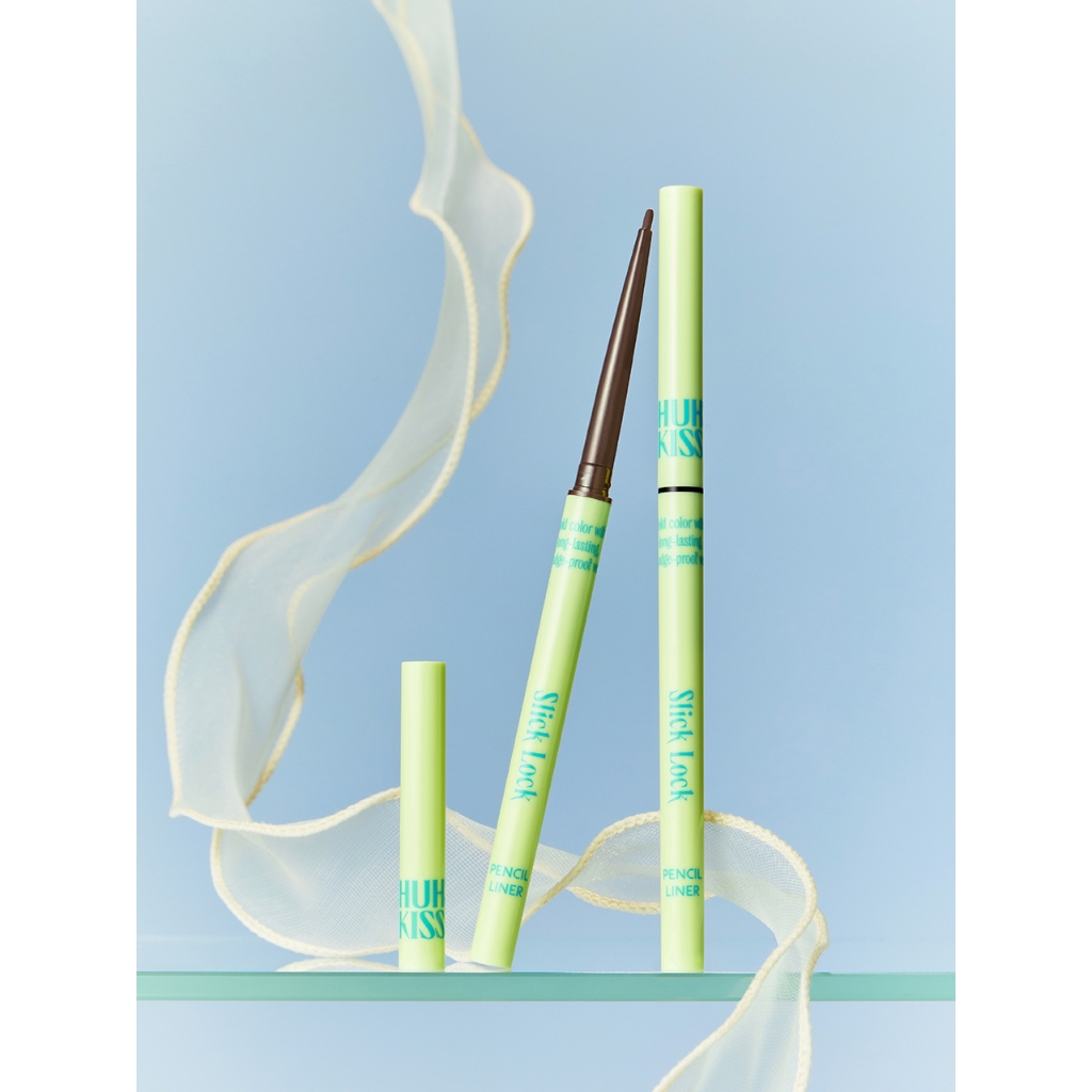 ถูก/แท้/มีไลฟ์ อายไลน์เนอร์ Chu Chu Kiss Slick Lock Pencil Liner ชูชูคิสส์ ดินสอเขียนขอบตา กรีดง่าย เขียนลื่น กันน้ำ รูปที่ 2