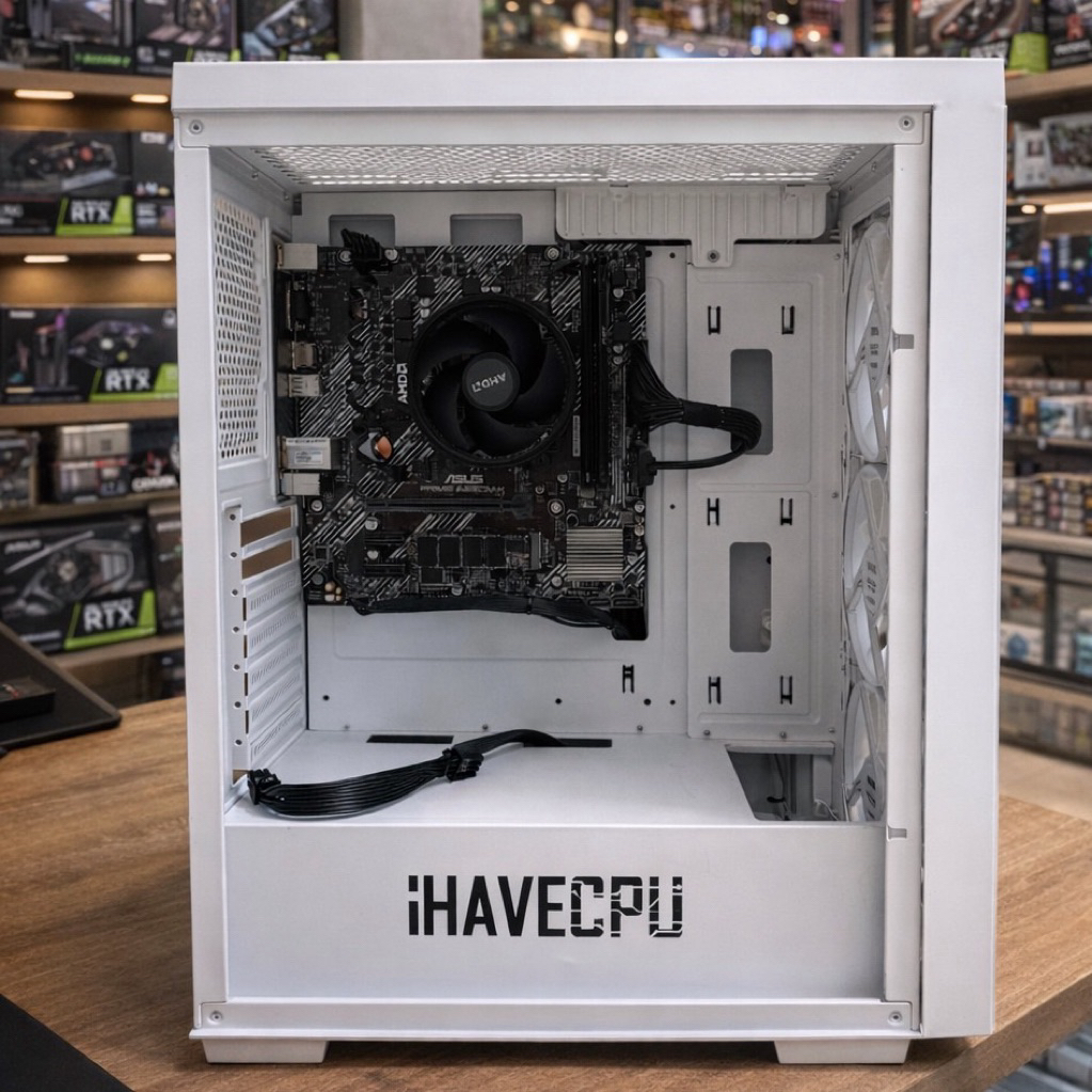 คอมประกอบพร้อมใช้ RYZEN 5 5500 RAM 16 SSD 256 PSU 550w 80+