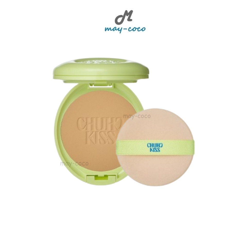 ถูก/แท้/มีไลฟ์ แป้ง Chu Chu Kiss Diamond HD Compact Powder ชูชูคิสส์ แป้งอัดแข็ง แป้งผสมรองพื้น ปกปิด เบลอผิว กันน้ำ