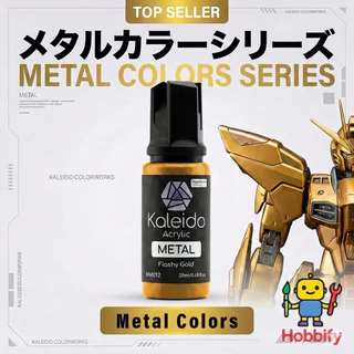 🎨 Kaleido ColorWorks Acrylic METAL Paint | สีแอร์บรัช สีทำโมเดล สีอะคริลิคเมทัลลิค (สำหรับ กันพลา โมเดลพลาสติก) 🌟✨