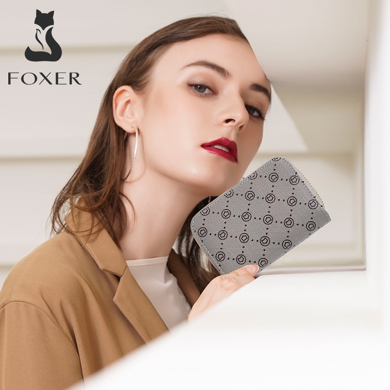 FOXER محفظة صغيرة لبطاقات الائتمان والعملات — صورة 3