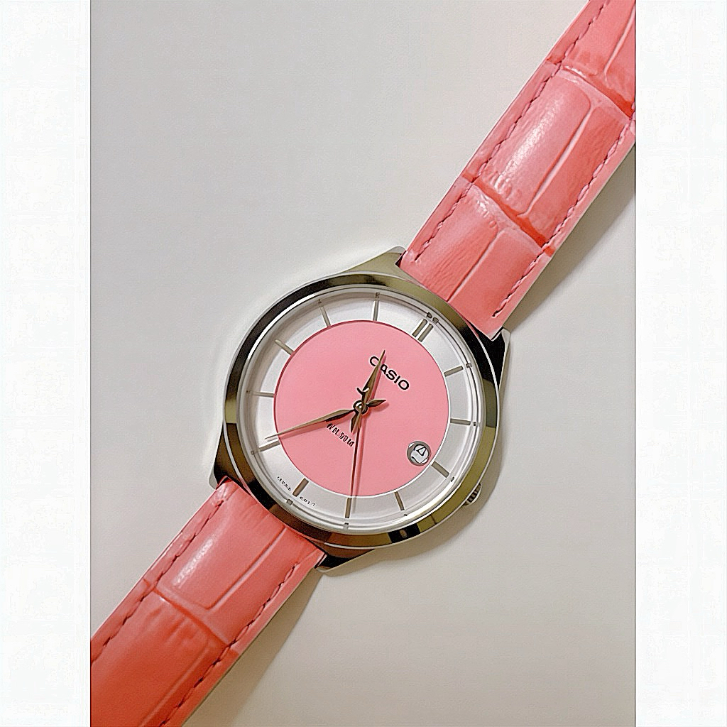 *มือสอง* นาฬิกา Casio WR50M สีชมพู