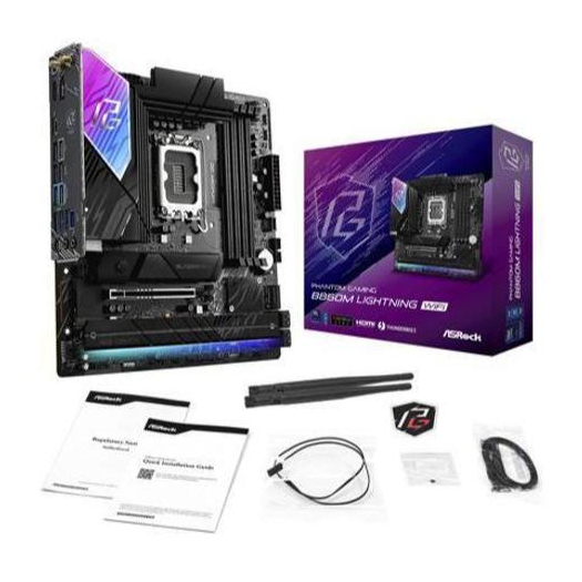 MAINBOARD (เมนบอร์ด) ASROCK B860M LIGHTNING WIFI - INTEL SOCKET 1851 DDR5 MICRO-ATX