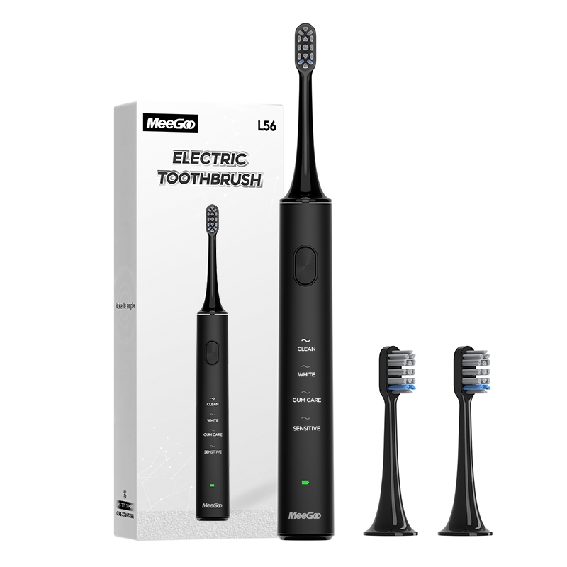 MeeGoo แปรงสีฟันไฟฟ้าโซนิค มีการเตือนเปลี่ยนหัวแปรง 4 โหมด กันน้ำ IPX7 สวยงาม 3 สี แบตใช้งานยาวนาน