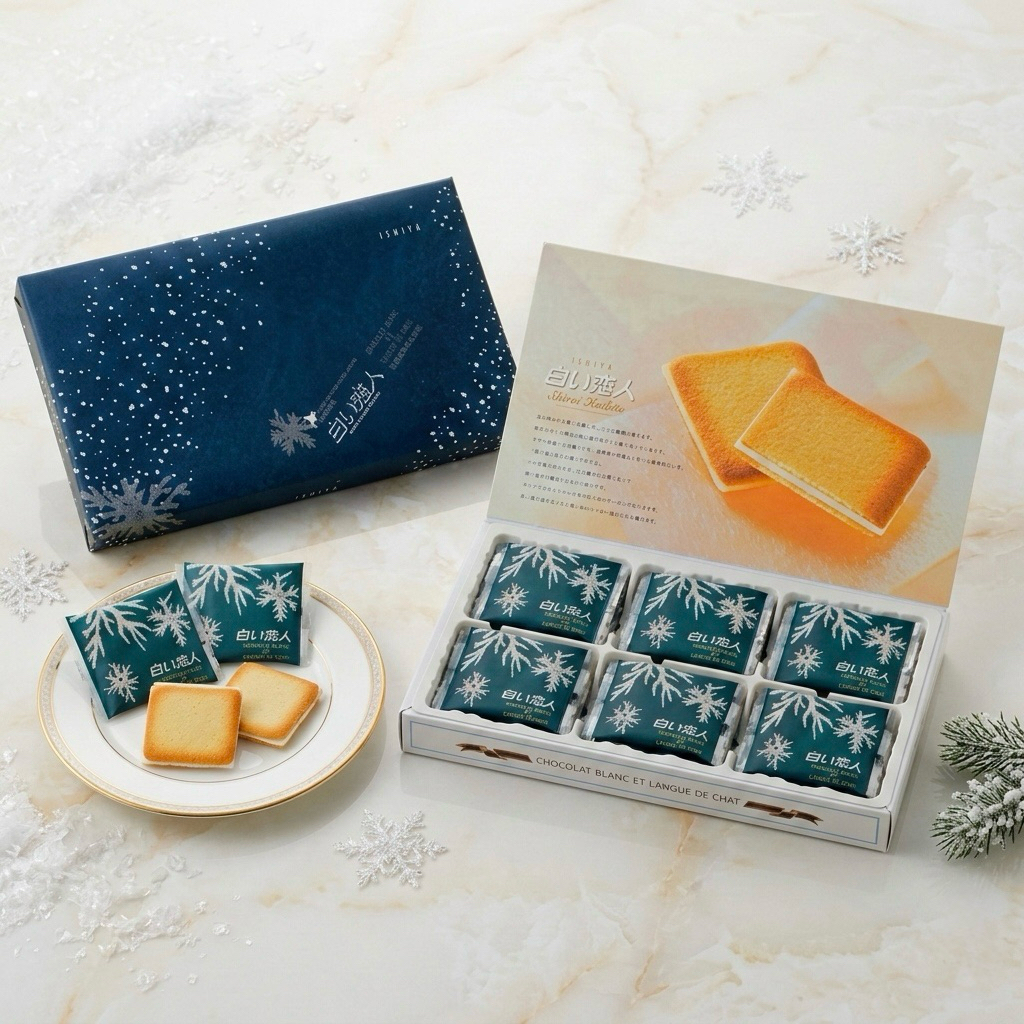 พร้อมส่งในไทย Shiroi Koibito ของฝากชื่อดังของ Hokkaido