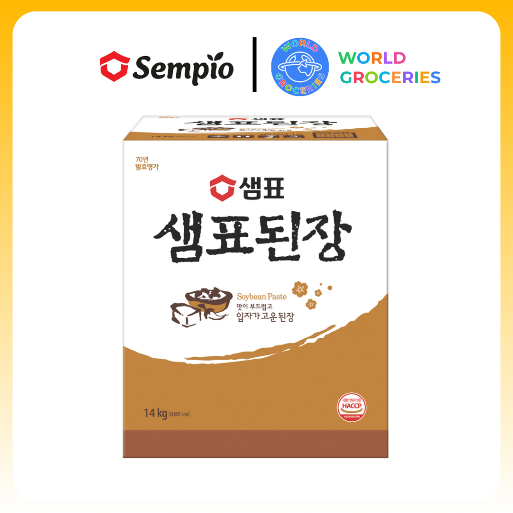 เตวนจัง ซอสเต้าเจี้ยว (Soybean Paste Doenjang Japanese Miso) ตรา เซมเพียว ขนาด 14 กิโลกรัม