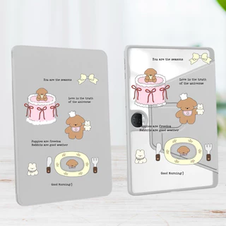 เคสหมุน360เคสแท็บเล็ตซัมซุง สกรีนลายการ์ตูนมีช่องปากกาA9/A8/A7/S11/S6/S7/S9/S10+/S10FE+/A11