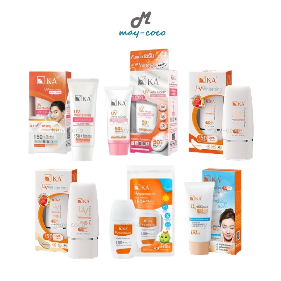 ถูก/แท้/มีไลฟ์ กันแดด KA UV Whitening Soft Cream Superblock SPF50+PA++++ BabyFace SPF42PA+++ เคเอ คุมมัน กันแดดเบลล่า