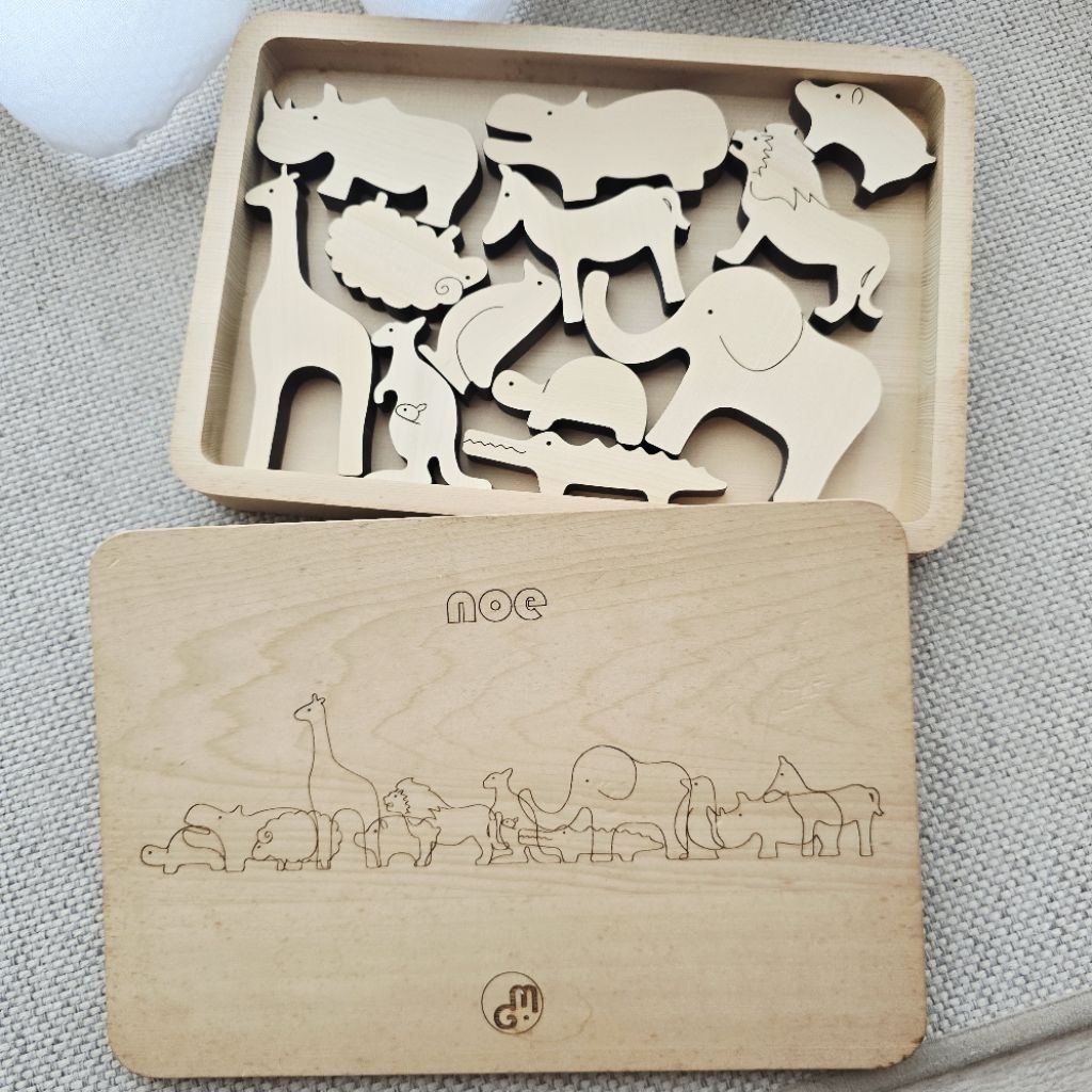 ตัวต่อไม้รูปสัตว์จากแบรนด์ Mastro Geppetto รุ่น Noe