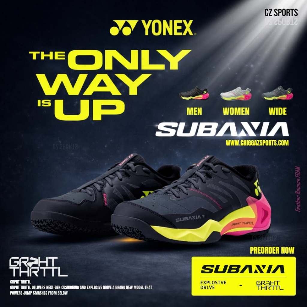 รองเท้าแบดมินตัน YONEX SUBAXIA GT WIDE (สินค้าลิขสิทธิ์แท้ 100%)