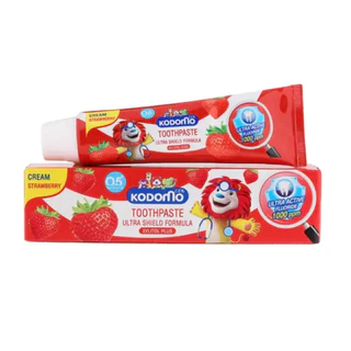 หมดอายุปี 27🍇🍓👶KODOMO โคโดโม ยาสีฟันเด็ก รสองุ่น / สตรอเบอรี่ 40 กรัม