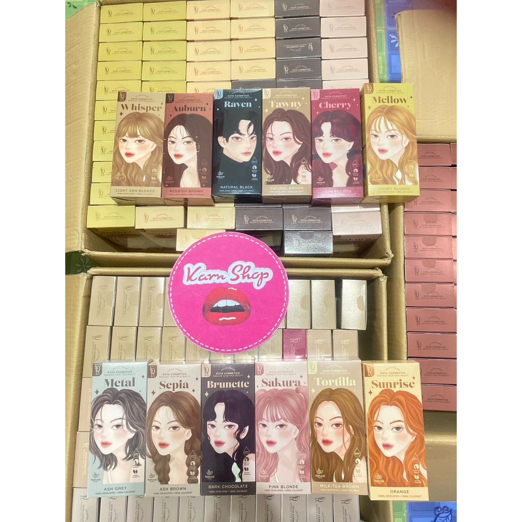 ยาย้อมผมโกตะ Kota Cosmeties สีย้อมผม โคทา Kota ครีม เปลี่ยนสีผม