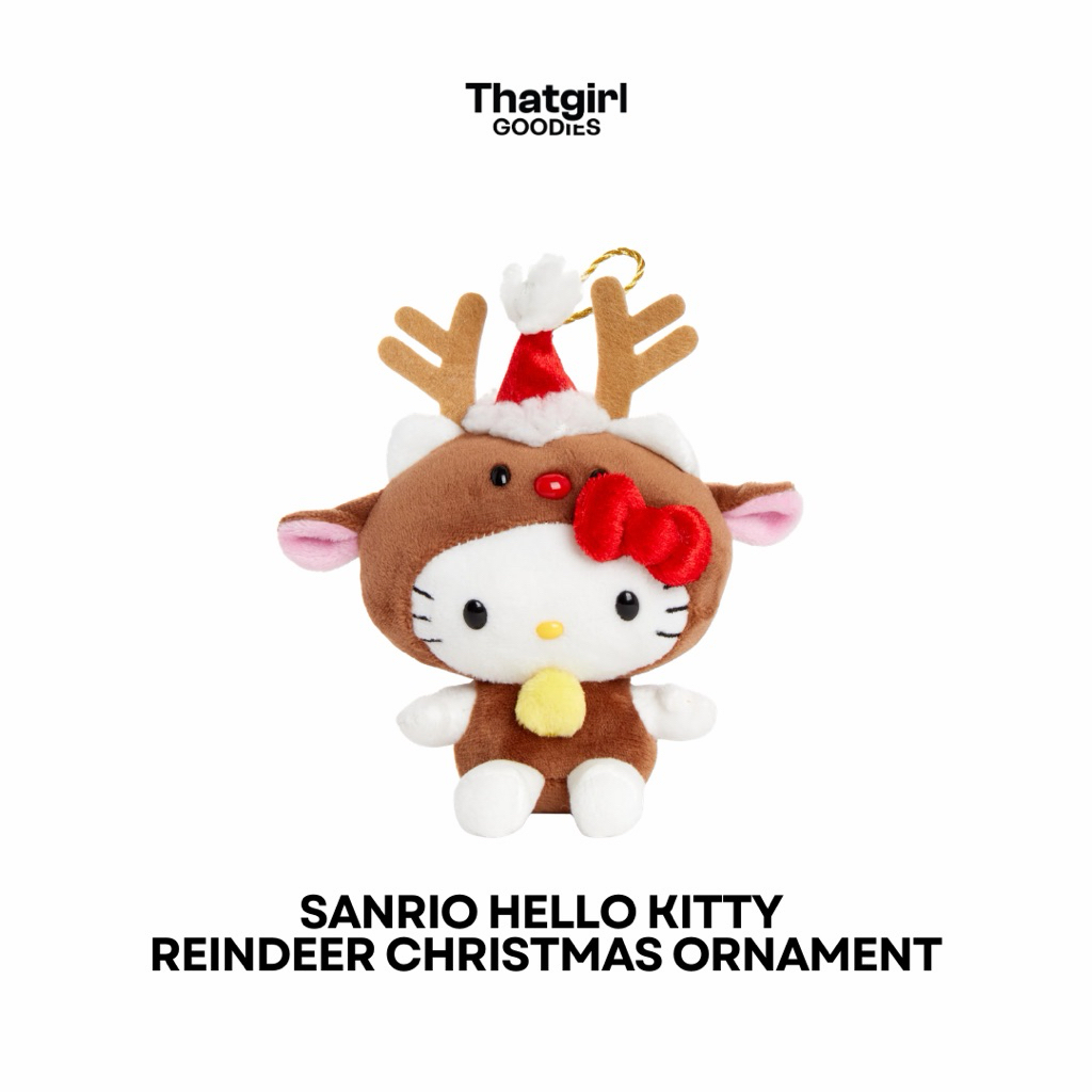 พร้อมส่ง | Hello Kitty Reindeer Christmas Ornament