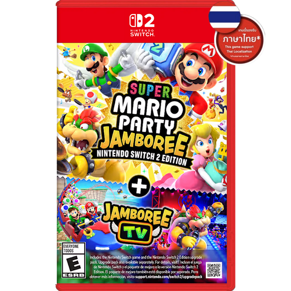 [พร้อมส่ง][ปกไทย] Nintendo Switch 2 : NS2 แผ่นเกม Super Mario Party Jamboree + Jamboree TV (Asia)