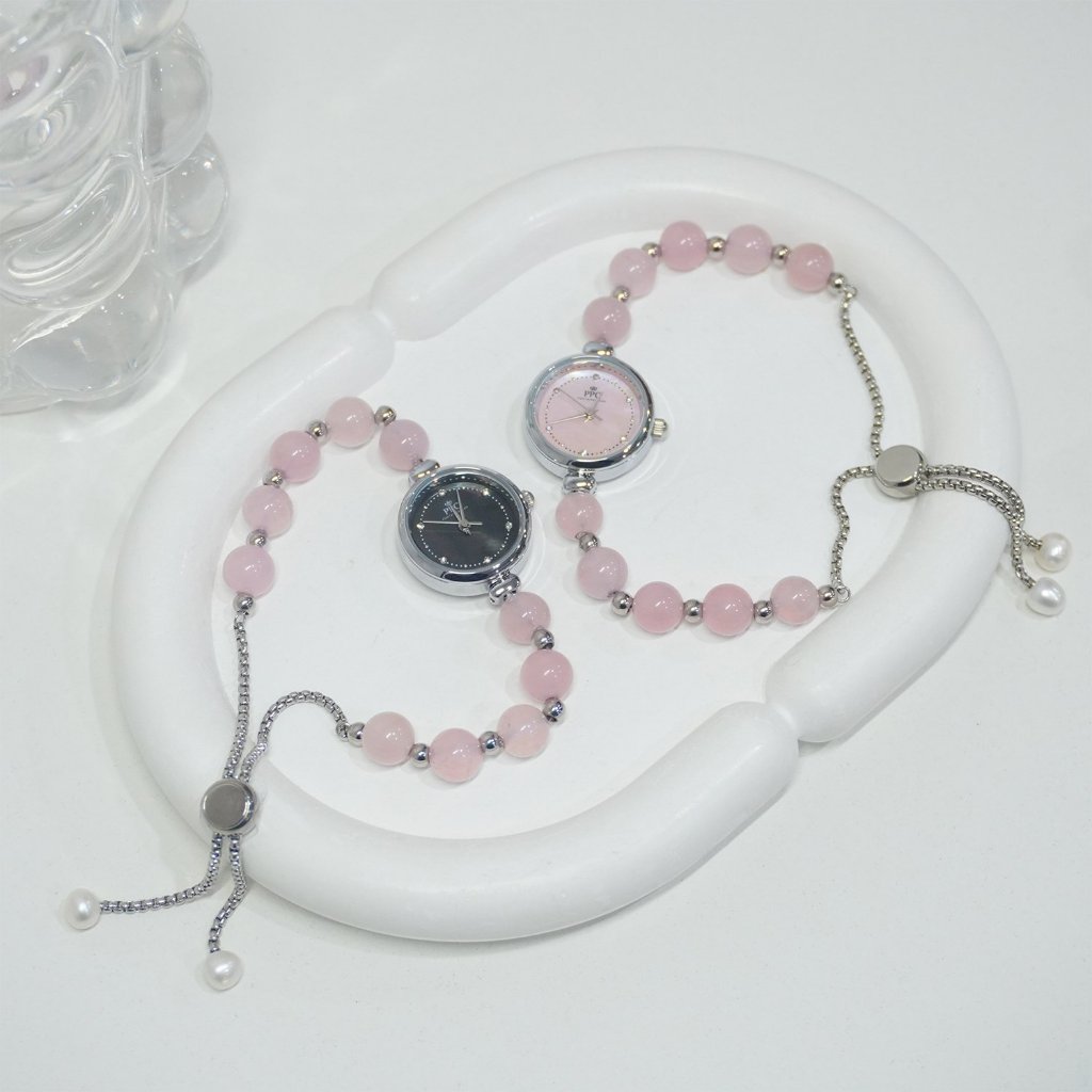 PPC FONTAINEBLEAU นาฬิกาข้อมือผู้หญิง รุ่น PPC-DH02-LPK,PPC-DH02-BK