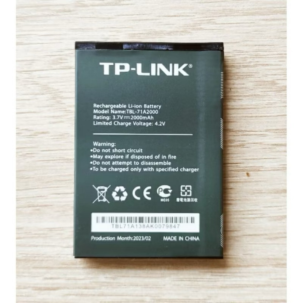 แบตเตอรี่ TBL-71A2000  สำหรับ TP-LINK Wifi Router M7300 TBL-71B2000 รบกวนลูกค้าตรวจสอบโมเดลแบตก่อนสั