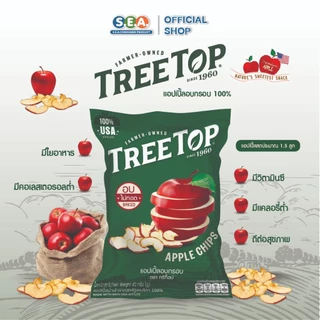 Treetop แอปเปิ้ลอบกรอบ ทรีท้อป 40 กรัม Apple Chips 40g. | Exp : 27 Feb 2027
