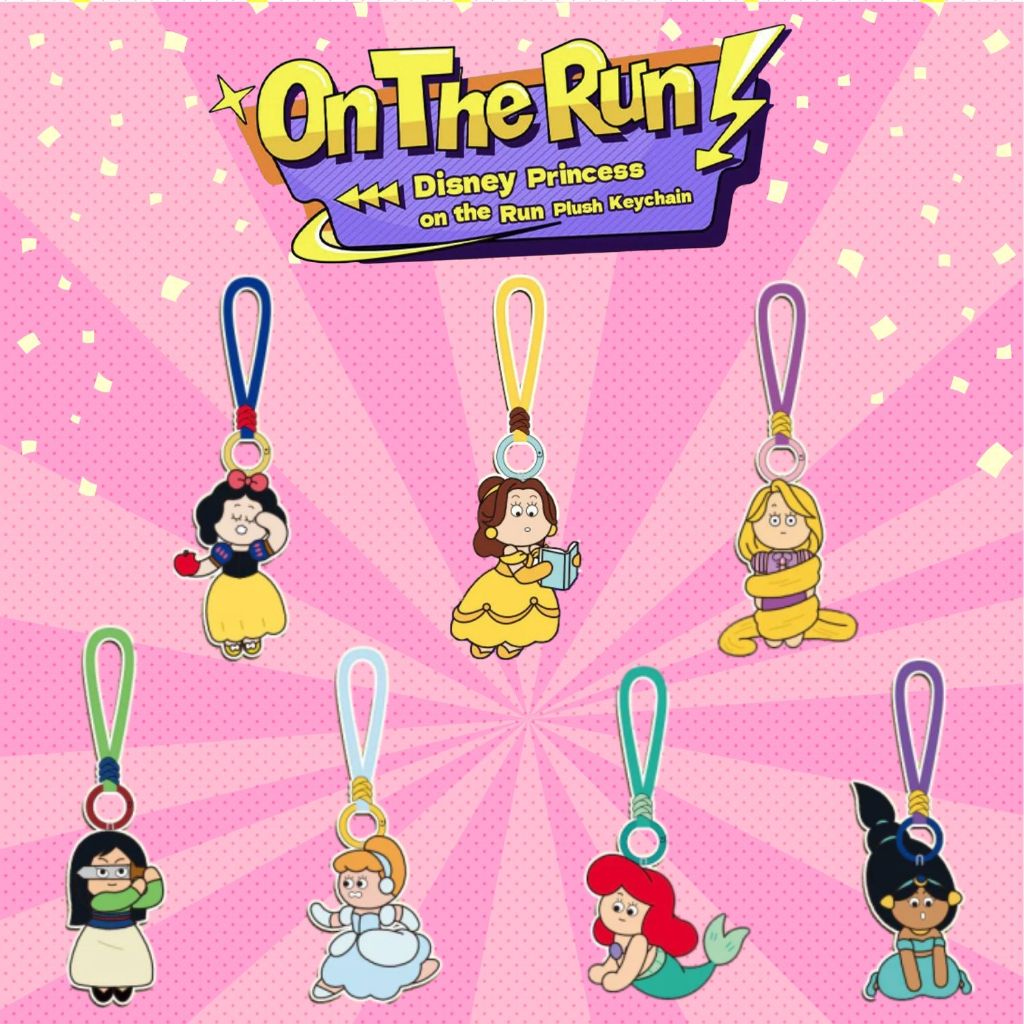 🚚พร้อมส่ง...ของแท้💥52TOYS Disney Princess on the Run Plush Keychain💥