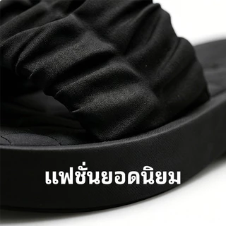 รองเท้าแตะลำลอง รองเท้าใส่ในบ้าน ผู้หญิง พื้นนุ่ม พื้นหนา รองเท้ากันลื่น รองเท้าแตะแฟชั่น สีสันสวยงาม ไซซ์ 36-45 รองเท้า