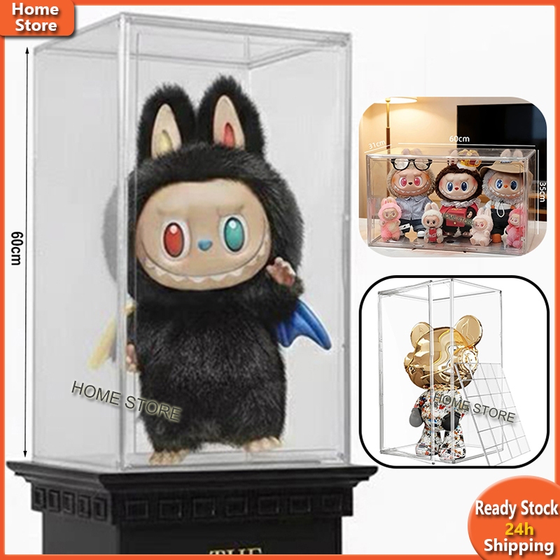 ตู้อะคริลิค กล่องเก็บของ กล่องเก็บกระเป๋าพลาสติกหนาสีใส