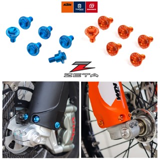 น็อตการ์ดโช้คหน้า ZETA KTM / HUSQVARNA / GASGAS 50-530cc (ขอ…