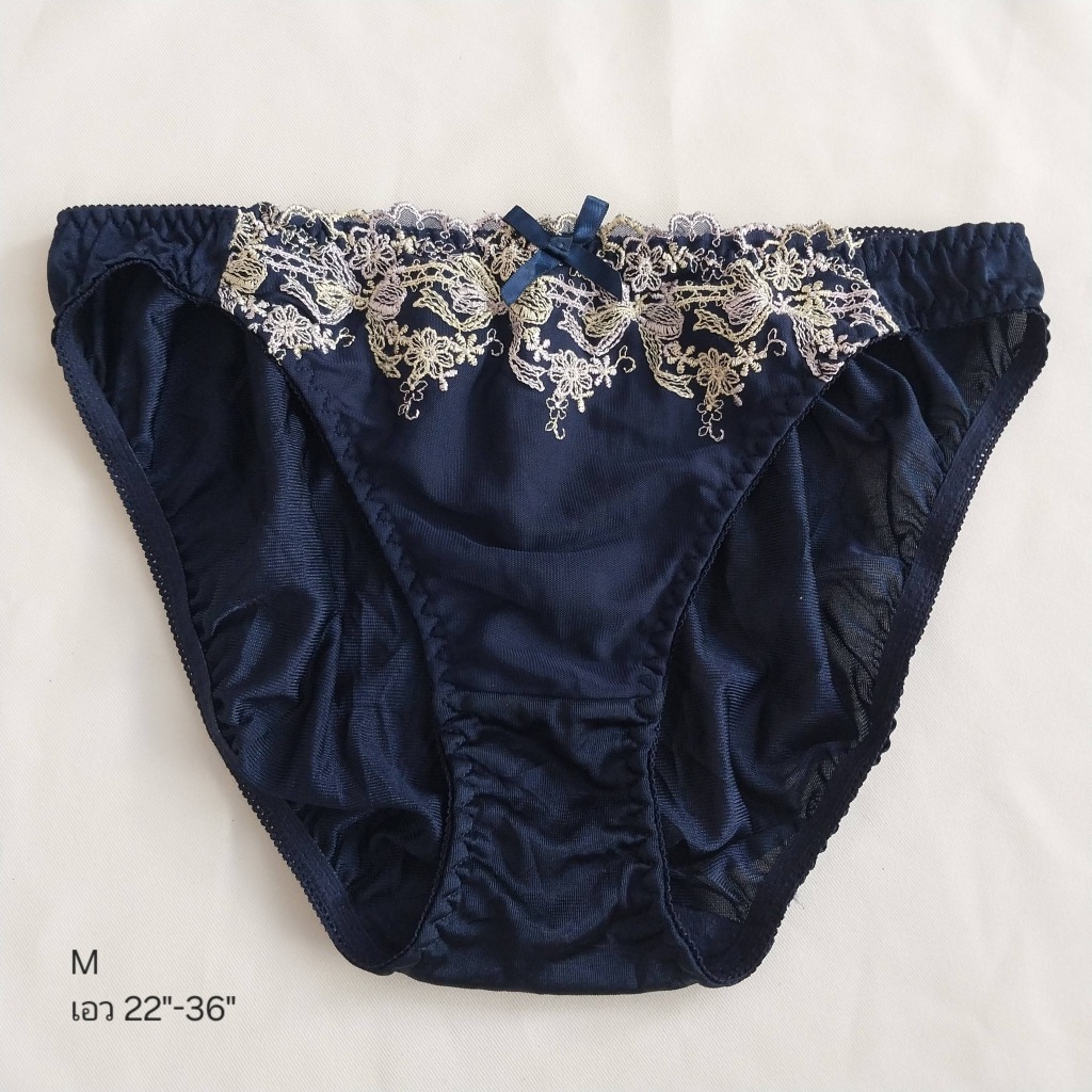 M / Tutu anna กางเกงในญี่ปุ่น ลูกไม้สวย สีกรม