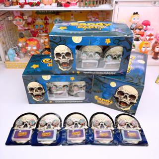 เยลลี่กัมมี่เม็ดบีช หัวกะโหลก + ลูกอมแผ่นฟิลม์ 1 กล่อง 30 ชิ…