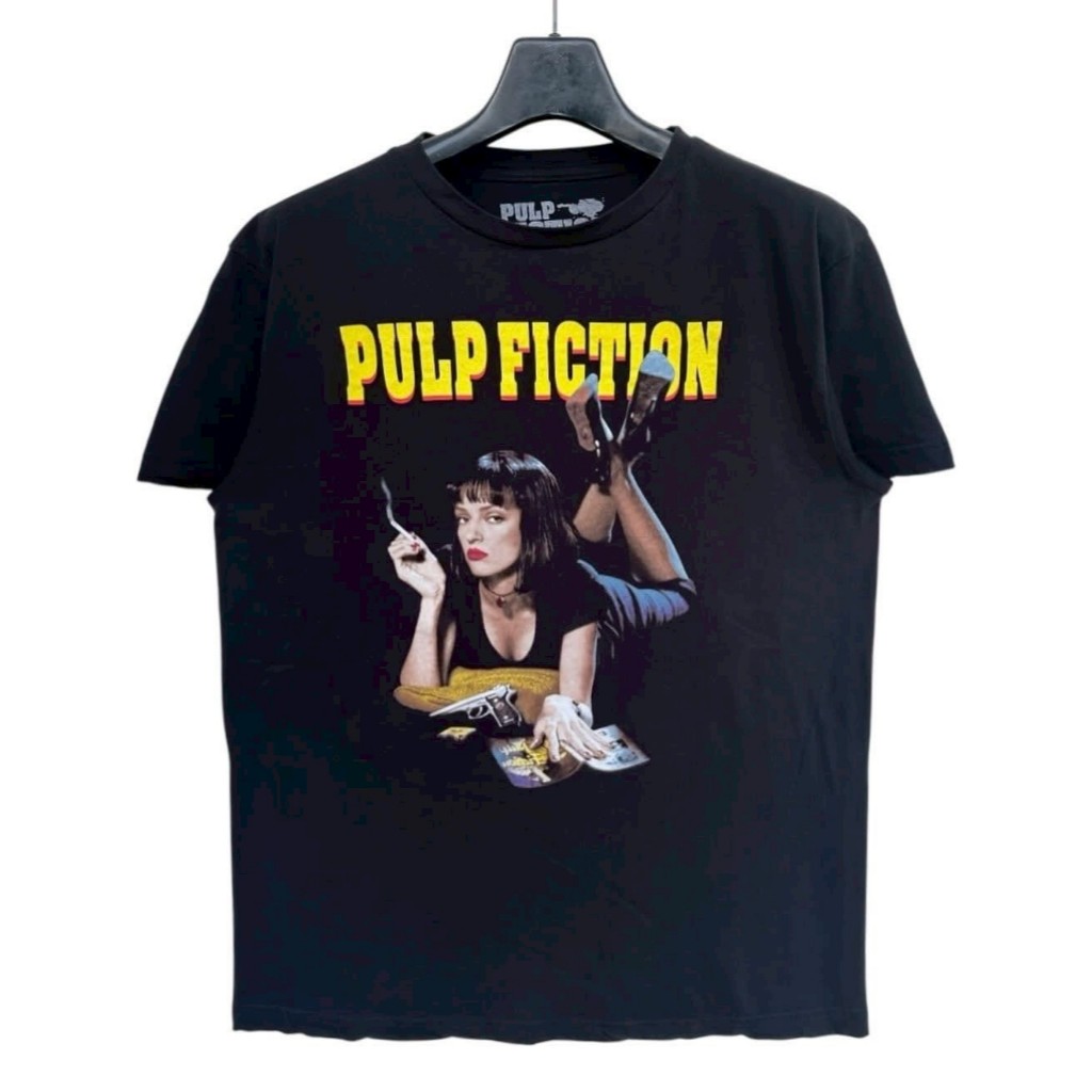 Pulp Fiction เสื้อยืดภาพยนตร์ (สภาพดี)