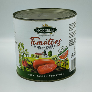 Fiordelisi Whole Peeled Italian Tomato in Tomato Juice - Pom…