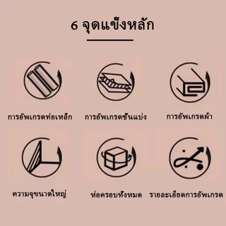 LEEGO ตู้เสื้อผ้า ตู้เสื้อผ้าผ้า ขนาดเส้นผ่านศูนย์กลางข้อต่อ 20 มม. รับน้ำหนักได้ 600 กก. เก็บเสื้อผ้าได้อเนกประสงค์