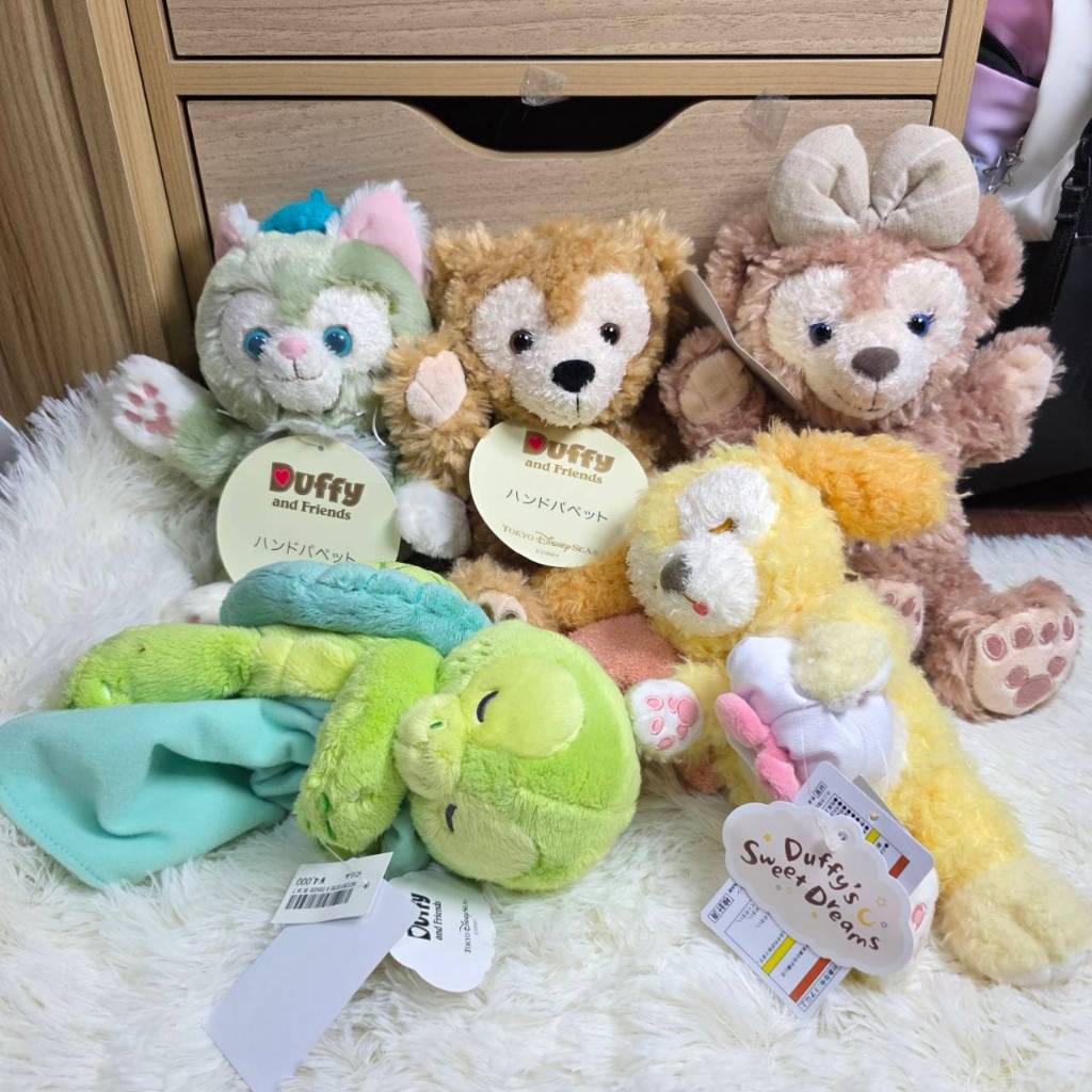 ตุ๊กตา Duffy and Friends Tokyo Disney SEA Duffy & Friends Duffy's Sweet Dreams Cookie Ann Plush Toy 