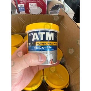 เคมีโป้ว ATM โป้วปูน ACRYLIC WALL PUTTY 107 หมันโป้ว ขนาด 0.236 ลิตร