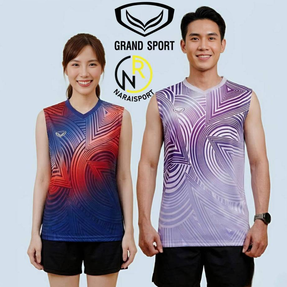 *ของแท้ส่งไว* GRAND SPORT เสื้อกล้าม  เสื้อแขนกุด เสื้อวิ่ง ใส่ได้ทั้งชายหญิง ผ้าไมโครไม่ร้อน ไม่ต้องรีด GS 11000 01495