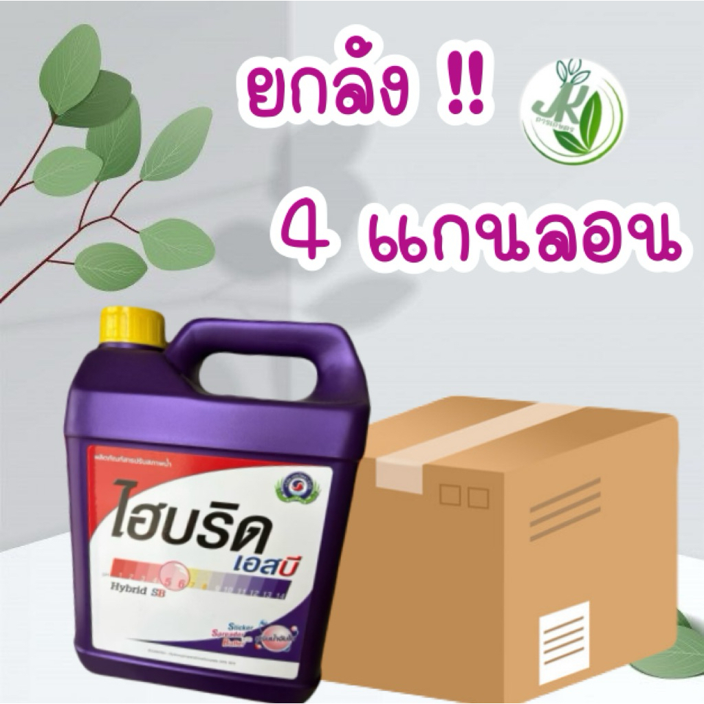 ไฮบริด เอสบี ยกลัง 4แกนลอน ขนาด 5ลิตร สารปรับสภาพน้ำ เทพวัฒนา